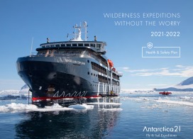 Antarctica21: Cover brochure «Wilderness Expeditions Without the Worry» (2021-22)