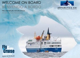 ANTARCTICA XXI: Cover photo pre-depature information brochure (2014/15)