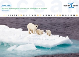 OceanCare: June photo for the organisation's 2012 calendar