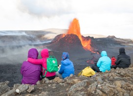 Volcanic eruption at Fagradalsfjall (Iceland)