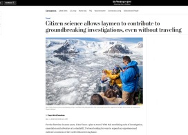 The Washington Post: Article on Citizen Science in Antarctica (2020)