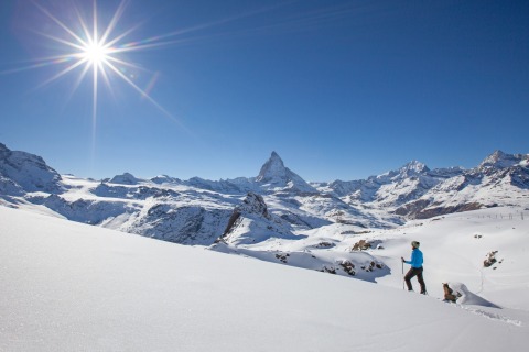 Sandra Walser in the Matterhorn area (Switzerland)