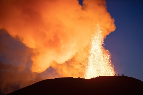 Eruption am Fagradalsfjall (Island)